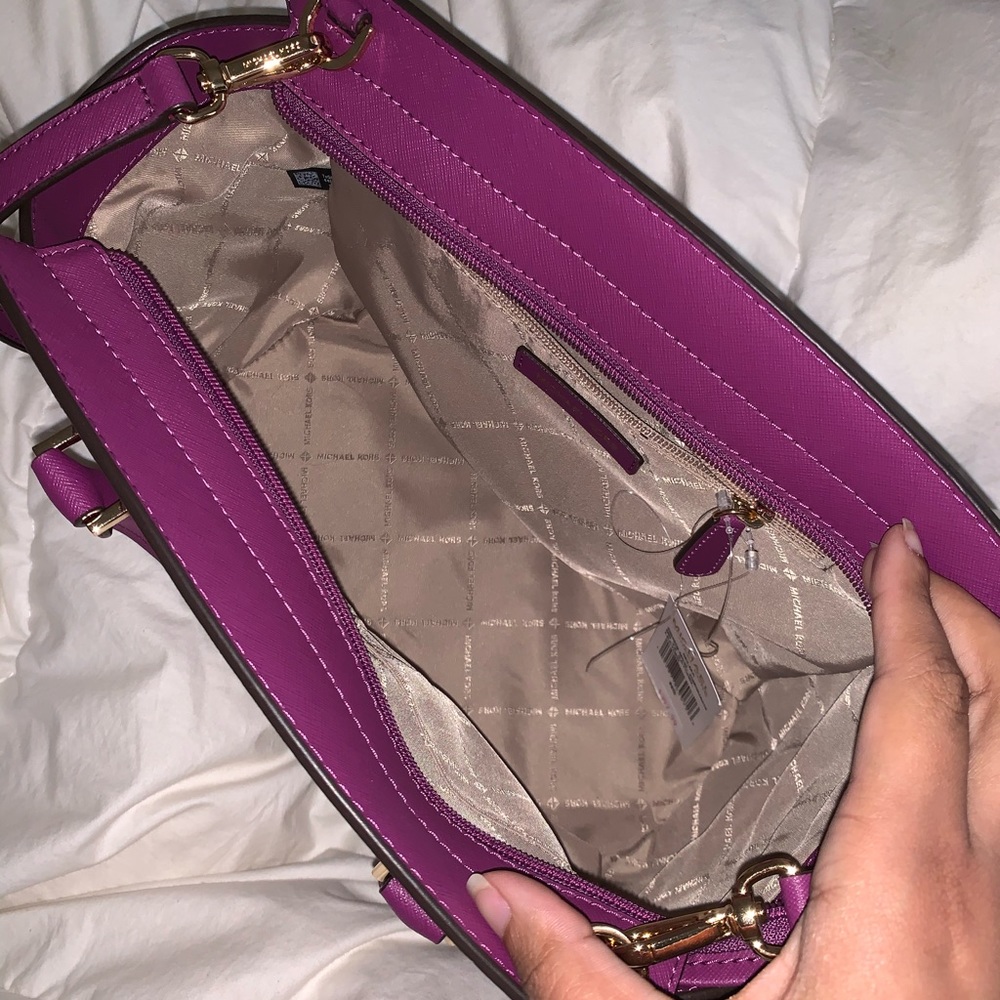 Michael Kors pomegranate Semla medium satchel - Picture 2 of 8